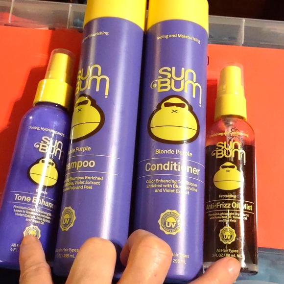 sun bum Hair Son Bum Shampoo Conditioner Anti Frizz Mist Spray